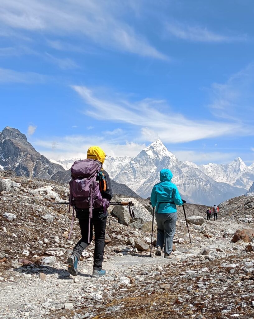 On the way to Everest base Camp