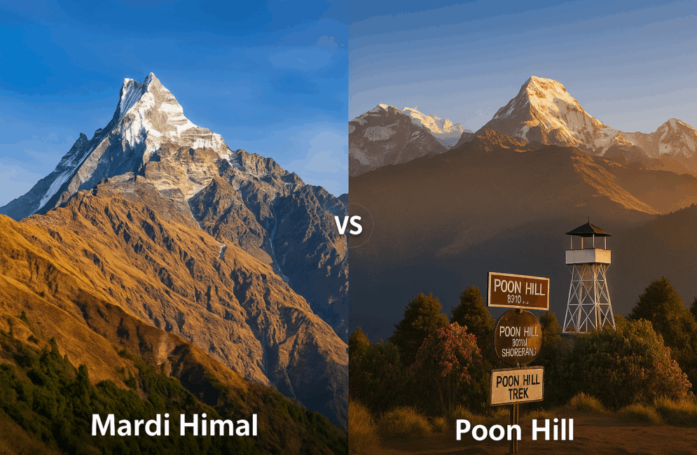 Mardi Himal vs Poon Hill